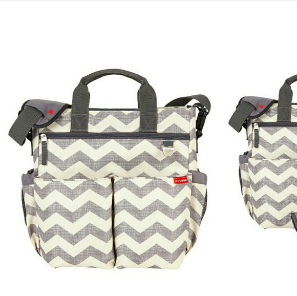 skip hop chevron diaper bag